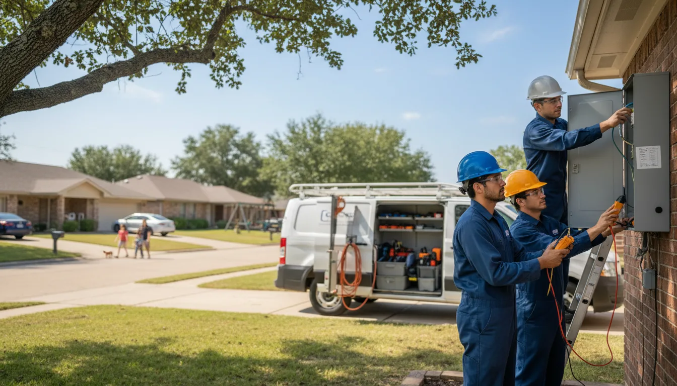 Certified electrician providing emergency electrical services in Oblong, IL